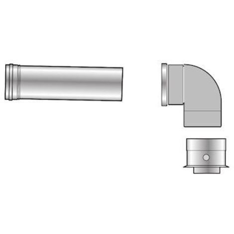 Kit de raccordement 3CEP pour flexible PPS 80/125 - Colis DY883