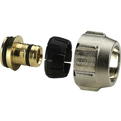 Kit de raccordement A3 16 x 2,0 2 raccords a presser convient pour eurocone 3/4"