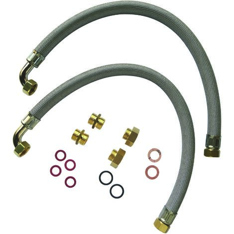 Ayor – Kit de raccordement pour adoucisseur d'eau – Raccords écrou tournant – Pression max 4 bars – Température max 55°C – Compatible diamètre 20/27