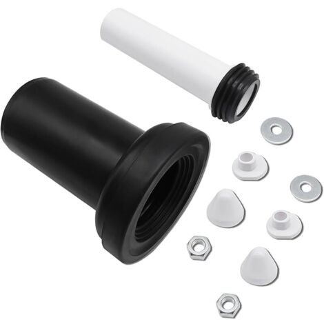 Kit de raccordement pour cuvette suspendue, compatible avec Geberit (152.426.46.1), comprenant un tuyau d'évacuation et un tuyau de remplissage, avec joints.