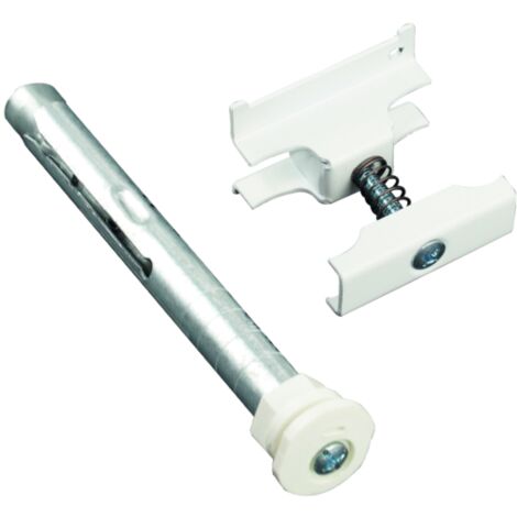 Kit de raccordement Purmo AZ13DZ952223400 signalisation RAL 9016, 6 pièces, avec support de perçage