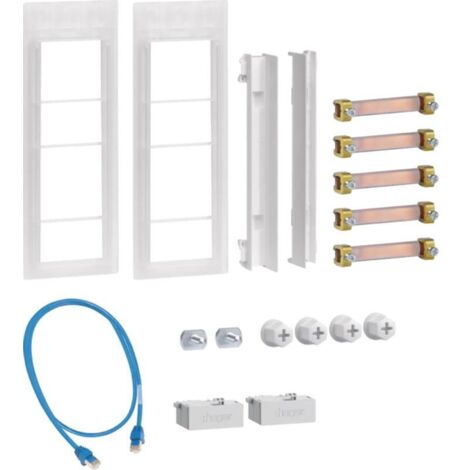 KIT DE RACCORDEMENT UNIVERSZ 3 POINTS ARMOIRE/ARMOIRE - COUPLEUR DE JEU DE BARRES 5X250A HAGER ZM02MS