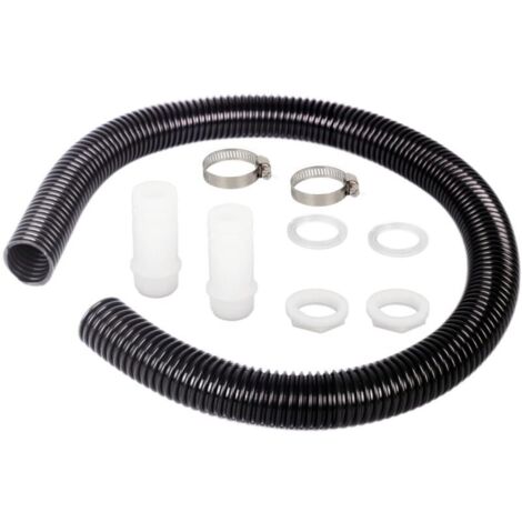 Kit de raccords de citerne pour tuyau de descente, kit de raccords de citerne d'eau de 32 mm pour transport de pluie, joindre 2 citernes d'eau et barils de pluie ensemble Tuyau de raccordement