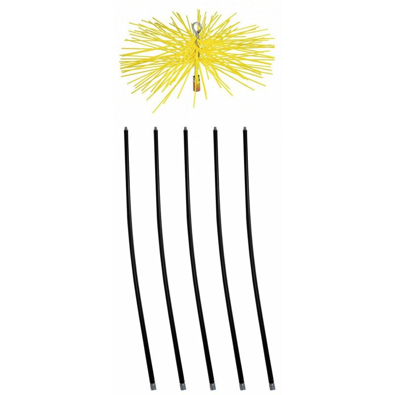 Scid - Kit de ramonage canne et herisson nylon 200mm