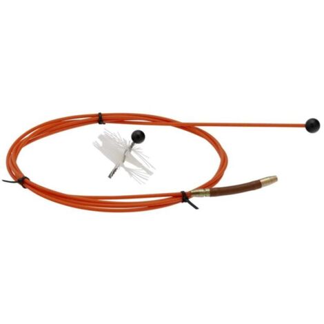 Kit de ramonage pour conduit diamètre 80mm et longueur 3,00 mètres Réf 1335