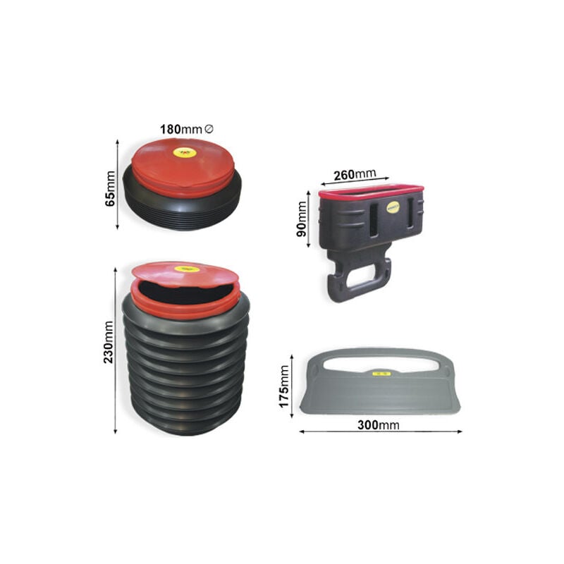 JBM - ensemble d'organisateur de coffre multifonctionnel 52618