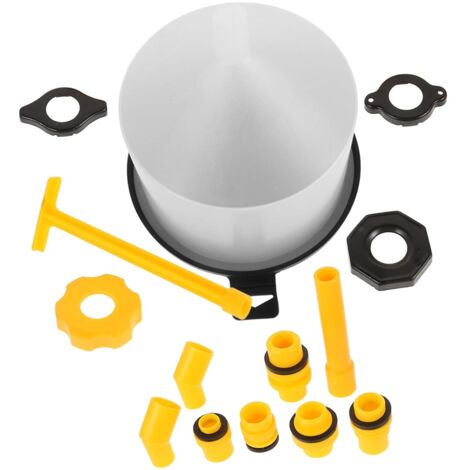 Kit de recarga de refrigerante con embudo antiderrame para uso automotriz y náutico (1 unidad)