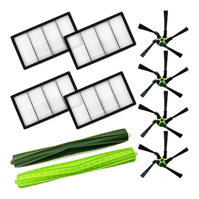 Kit de recharge pour aspirateur robot iRobot S9 (9150) S9+ S9 Plus (9550) série S, pièce de rechange pour brosse de balayage de bord de filtre pour