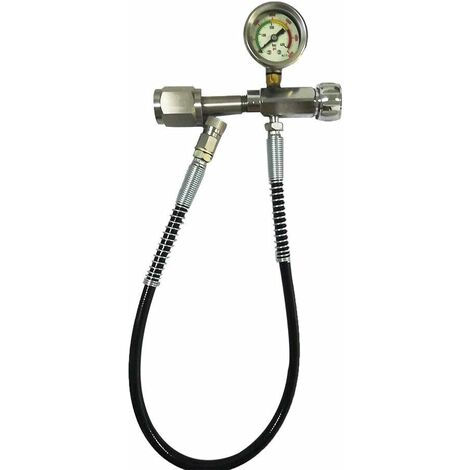 Kit de recharge pour paintball, paintball, station de remplissage PCP - 4500 PSI - Kit de charge avec tuyau Microbore de 60 cm - Pour station de charge Paintball