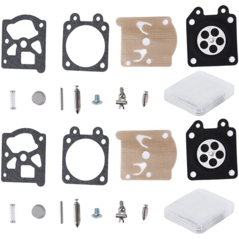 EOSNOW Kit de reconstruction de carburateur de remplacement, 2 jeux, adapté pour Stihl 026 MS260 024 MS240 MS210 MS230 MS250 FS85 FS86 FS88