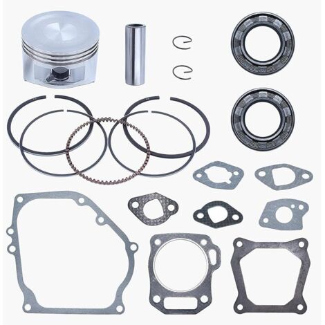 Kit de Reconstruction de Joint d'étanchéité de bagues de Piston de 68mm pour Honda GX160 GX200 168F 5.5/6.5HP 2-3.5kw Moteur de Tondeuse de générateur d'essence