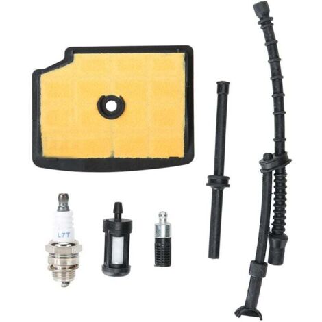 Kit de reemplazo de filtro de aire, bujía y manguera de combustible para motosierra MS200T, piezas y accesorios para motosierra A