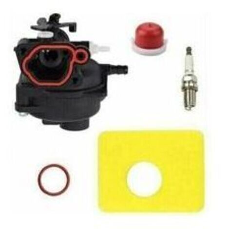 Kit de reemplazo de filtro de aire de carburador 799583 para motores de cortacésped Briggs & Stratton 591160, 595656, 591979, 593261, 08P502, 8P502, 09P602, 9P602, 300E, 450E, 500E y 125 cc OVH