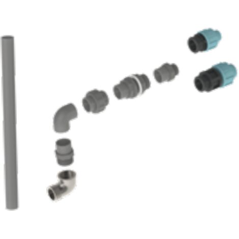 Kit de Refoulement PVC Ø32 CALPEDA CR1B3 Pour Pompe MPS ou MPSU - XAMOV 32