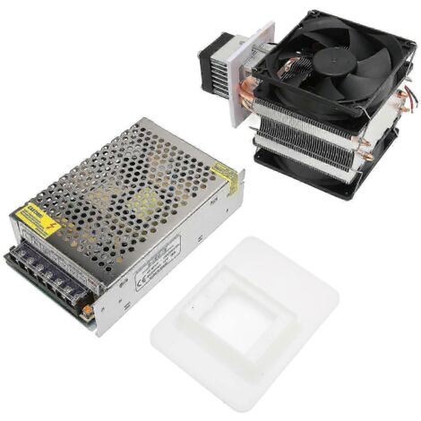 Kit de refroidissement Peltier à 2 tubes pour mini-réfrigérateur 110/220 V, 12 V, 10 A.