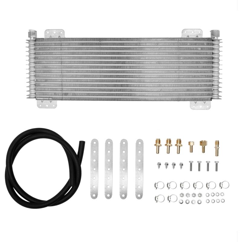 Kit de refroidisseur d'huile à transmission basse pression Max 40 K GVW Remplace LPD47391, 47391 – Argent