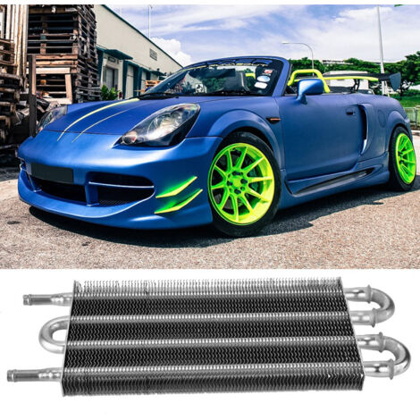 Kit de refroidisseur d'huile de transmission à 4 rangées pour voiture, convertisseur radiateur automatique et manuel