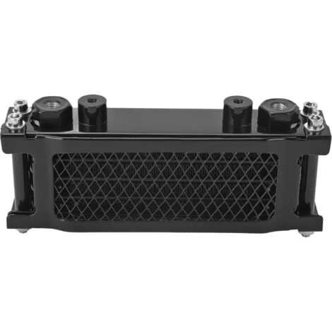 Kit de refroidisseur d'huile pour moto en aluminium, 4 rangées, haute efficacité, pièce de rechange pour Monkey 125, 50 cm³ à 150 cm³, moto tout-terrain, noir
