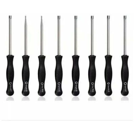 Kit De Reglage Carburateur - Pour Debroussailleuse Et Tronconneuse - 8 Outils En ABS Et Metal - Longueur Poignee 7 7 Cm
