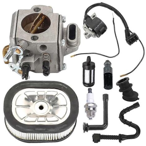 Kit de réglage de carburateur MS460 avec bobine d'allumage pour tronçonneuses 044 046 MS440 MS 460 (pièces de rechange)