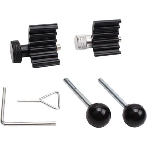Kit de réglage moteur Diesel – Outil de verrouillage vilebrequin – 2 verrous manivelle – Compatible Audi Volkswagen