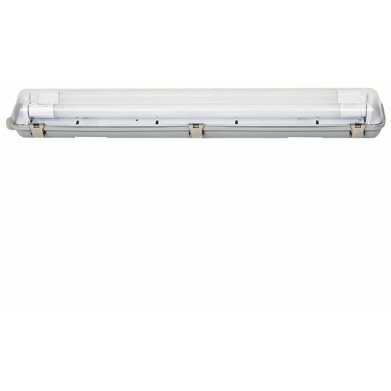 Silamp - Kit de Réglette led IP65 + 2 Tube Néon led 150cm T8 22W - Blanc