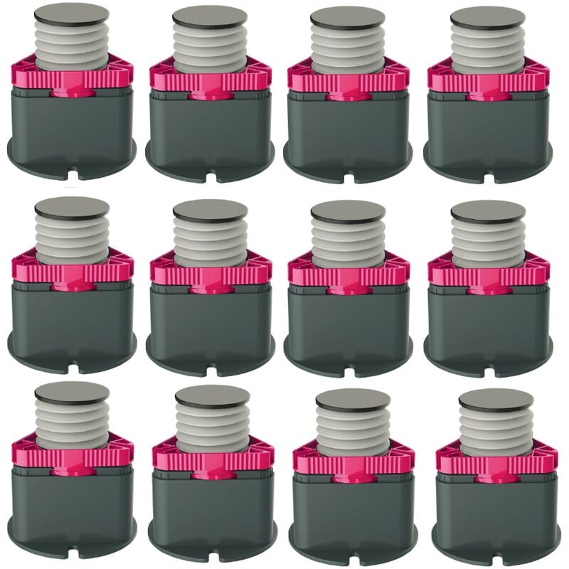 Jacob Delafon - Kit de réhausse 12 pieds compatible receveurs Ipso et Gaspard