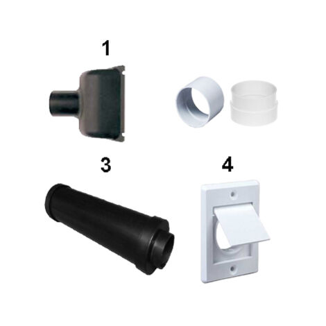 Kit de rejet d'air pour centrales d'aspiration Aspibox Family et Serenity