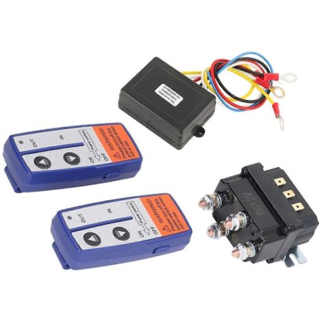 Kit de relais de treuil avec contrôleur 12 V 250 A