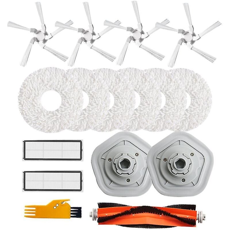 Lifcausal - Kit de remplacement 16 pièces pour aspirateur robot Dreame W10/w10 Pro