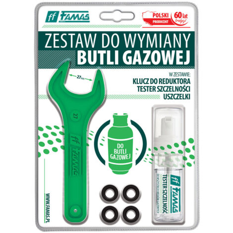 Kit de remplacement de bouteille de gaz