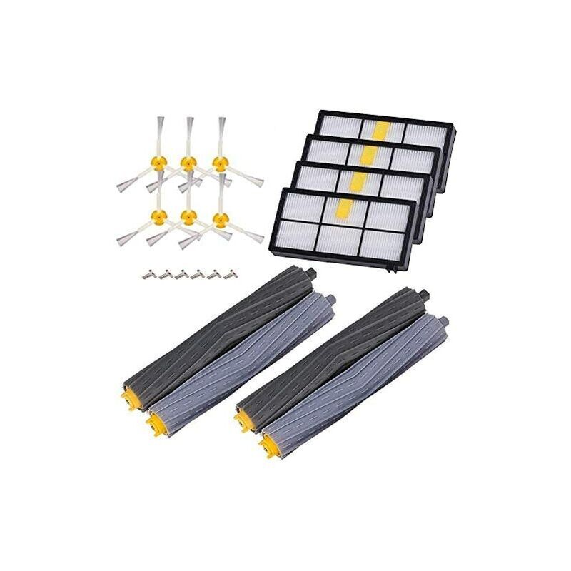 Lling - Kit de remplacement de brosse Pièces de rechange pour iRobot Roomba 800 860 865 866 870 871 880 885 886 890 900 960 966 980 Series - Lot de 14