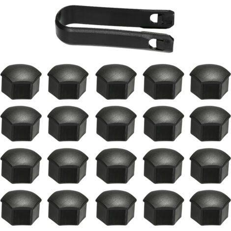 Kit de remplacement de cache-écrous de roue pour Tesla Model 3 (21 pièces) : cache-écrous, extracteur de cache-écrous.