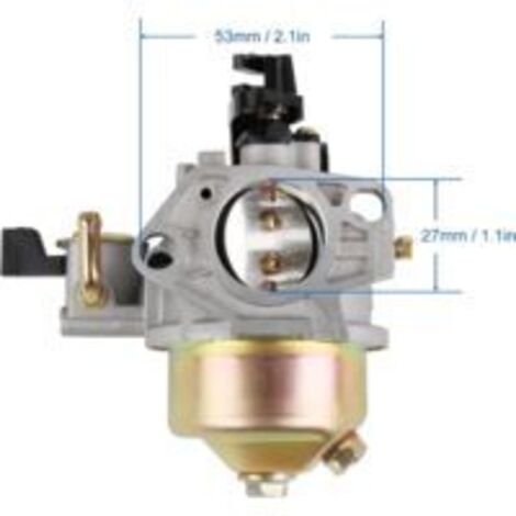 Kit de remplacement de carburateur avec bobine d'allumage pour tondeuse Honda GX390, GX 390, GX 340, 13 CV, 11 CV, GX340U1, GX340R1, GX340K1, WT40XK1, WT40XK2. Remplace la pièce n° 16100-ZF6-V.