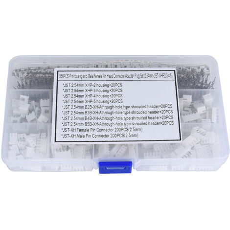 Kit de remplacement de connecteurs JST-XHP (560 pièces)