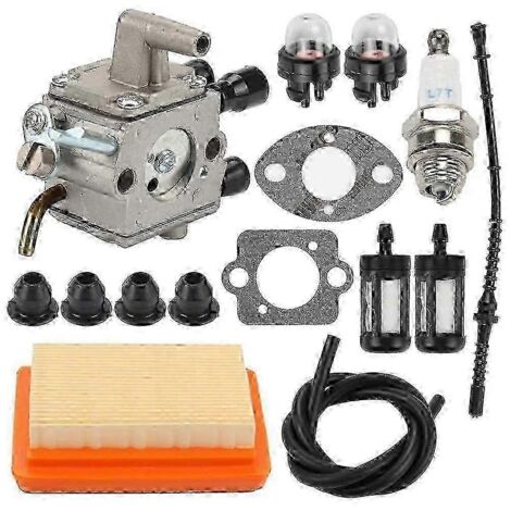 Kit de remplacement de filtre à carburateur pour tronçonneuses STIHL FS350, FR350, FR450 et FR480