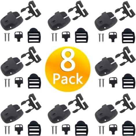 Kit de remplacement de fixations pour couvercle de spa (8 pièces)  Ensemble de verrouillage et de clips pour couvercle de spa