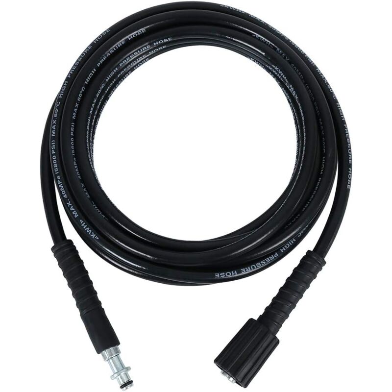 Kit de remplacement de tuyau de nettoyeur haute pression de 8 m avec extension de tuyau filetée compatible avec M22 et C-Clip Kit de connexion rapide
