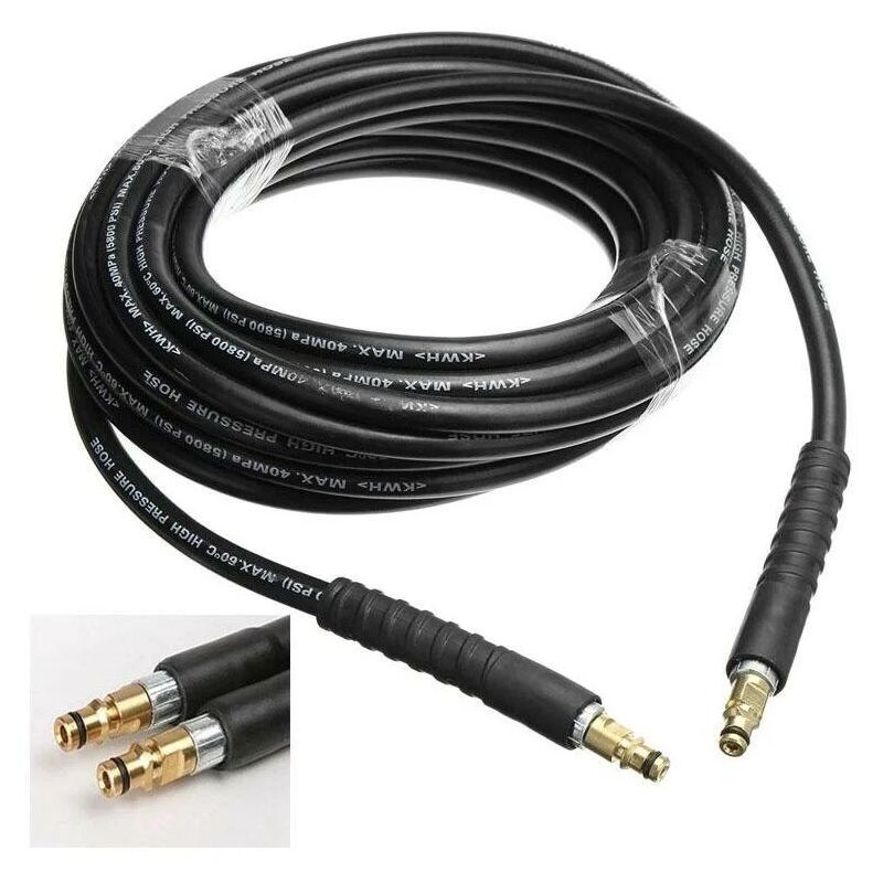 Peak - Kit de remplacement de tuyau haute pression pour nettoyeur haute pression pour Karcher K2 K3 K4 K5 K6 K7 (6 m)