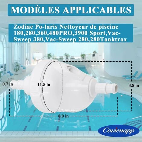 MEMKEY Kit de Remplacement de Valve de Secours G52 Polaris Amélioré Compatible Zodiac 180 280 380 480 3900 Polaris Pool Cleaners Pieces pour Robot Polaris Piscine(1Pcs)