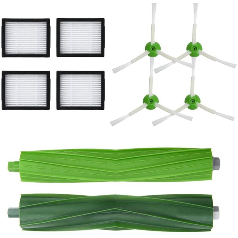 Kit de remplacement pour aspirateur iRobot Roomba i3/i3+/i4/i7/i7+/E5/E6/E7 Kit d'entretien pour aspirateur Kit de nettoyage Brosse Filtre Pièce de