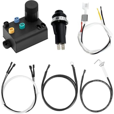Kit de remplacement pour barbecue Weber Spirit série 220/320/330/335 (2013-2017) (commandes à crans), bouton d'allumage de remplacement pour Weber 7643 (réf. 69851)