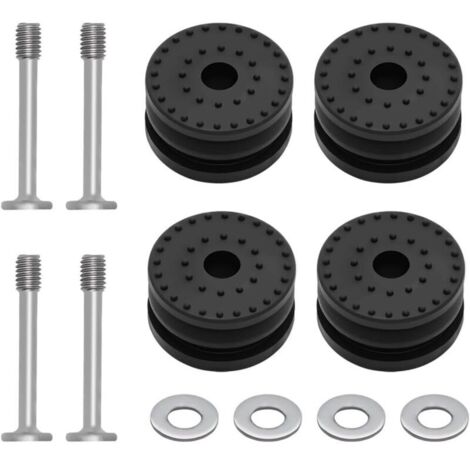 Kit de remplacement pour imprimante 3D Lab H2D/H2D Combo (4 patins anti-vibrations inclus) avec vis et joints, réduisant les vibrations et le bruit.