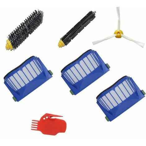 Kit de remplacement pour iRobot Roomba série 600 620 650 680 Kit d'accessoires iRobot pour robot aspirateur Accessoire