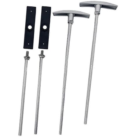 Kit de remplacement pour poignée de vanne d'eaux usées de camping-car et kit d'extension de tube de vanne d'eaux usées de camping-car