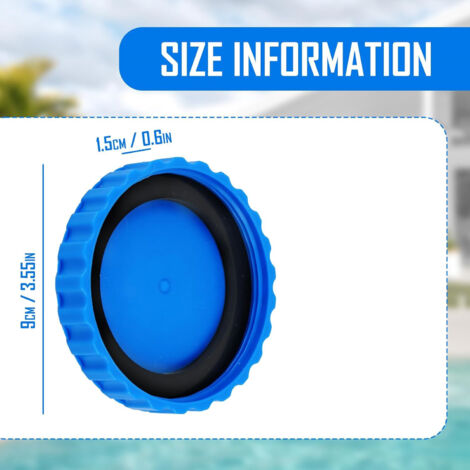 Kit de remplacement pour vanne d'arrêt d'hiver de piscine hors sol Intex  Comprend un kit d'accessoires pour la réparation, l'entretien et l'antigel de la vanne d'arrêt d'hiver