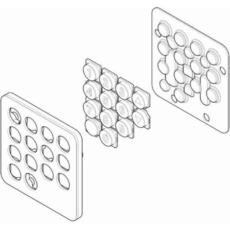 Kit de remplacement SPEDS0001 pour clavier Eds et Edsb Pièce de rechange d'origine NICE SPEDS0001
