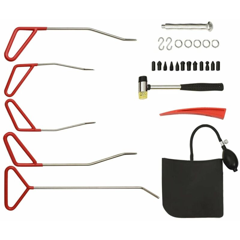 

Kit de reparacion de abolladuras sin pintura 27 piezas