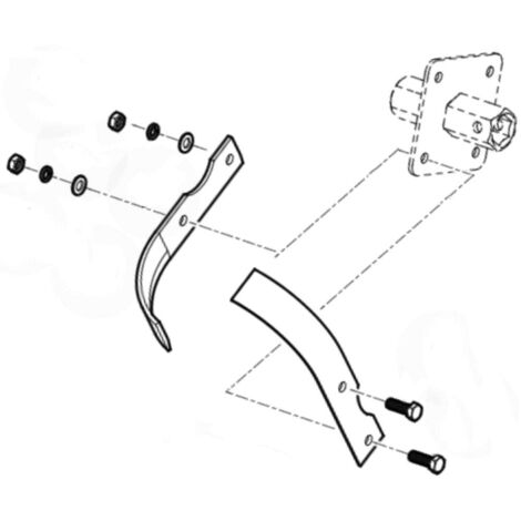 Kit de reparación de azadas Stihl 62500071800