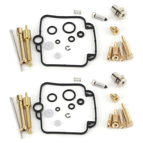 Kit de reparación de carburador, 2 juegos, con componentes de sellado, apto para Suzuki GS500E-Crezuo.